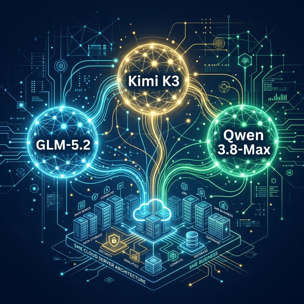 GLM-5.2 vs. Kimi K3 vs. Qwen 3.8-Max: Comparativa de los Gigantes Open-Source de la IA en 2026