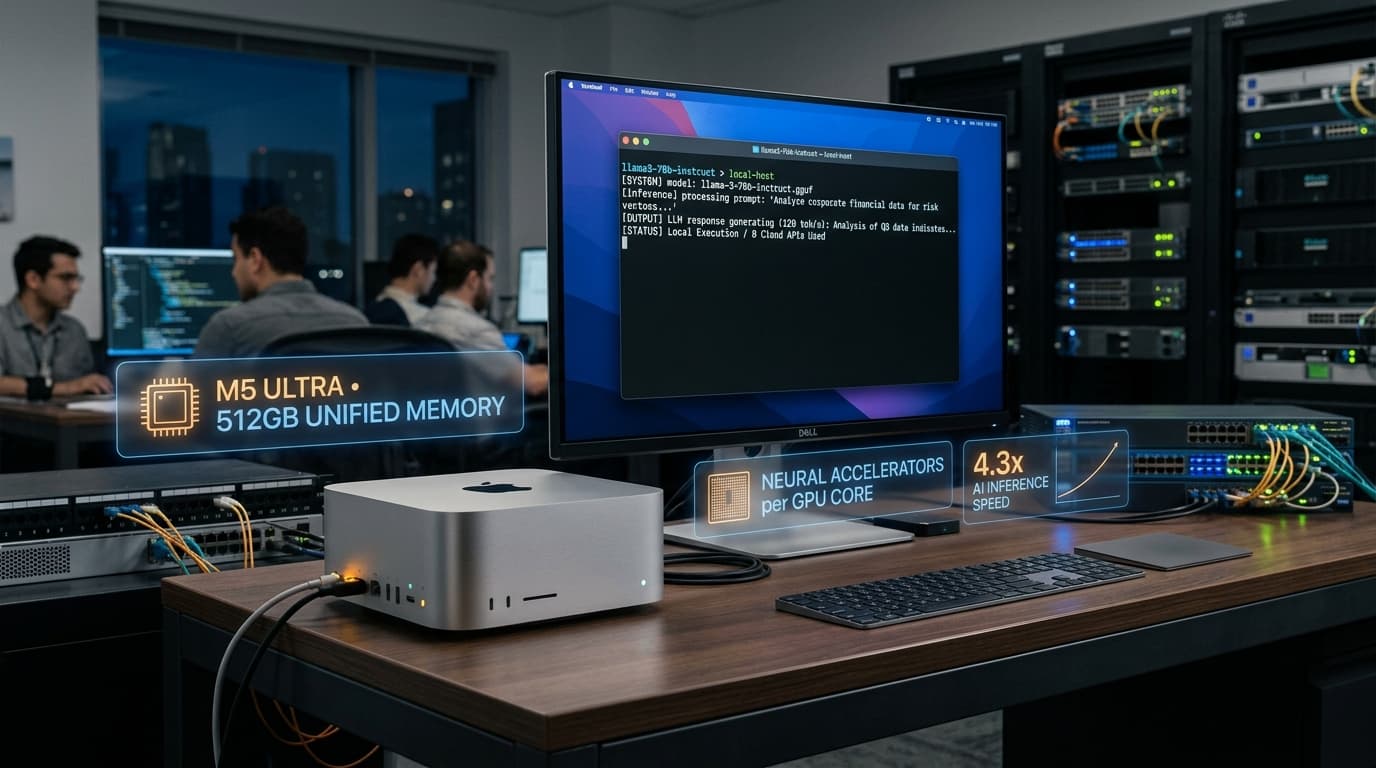 Apple Mac Studio with M5 Max & M5 Ultra: The 512GB Unified Memory Local AI Server Eliminating Cloud API Bills for SMEs (2026 Review)