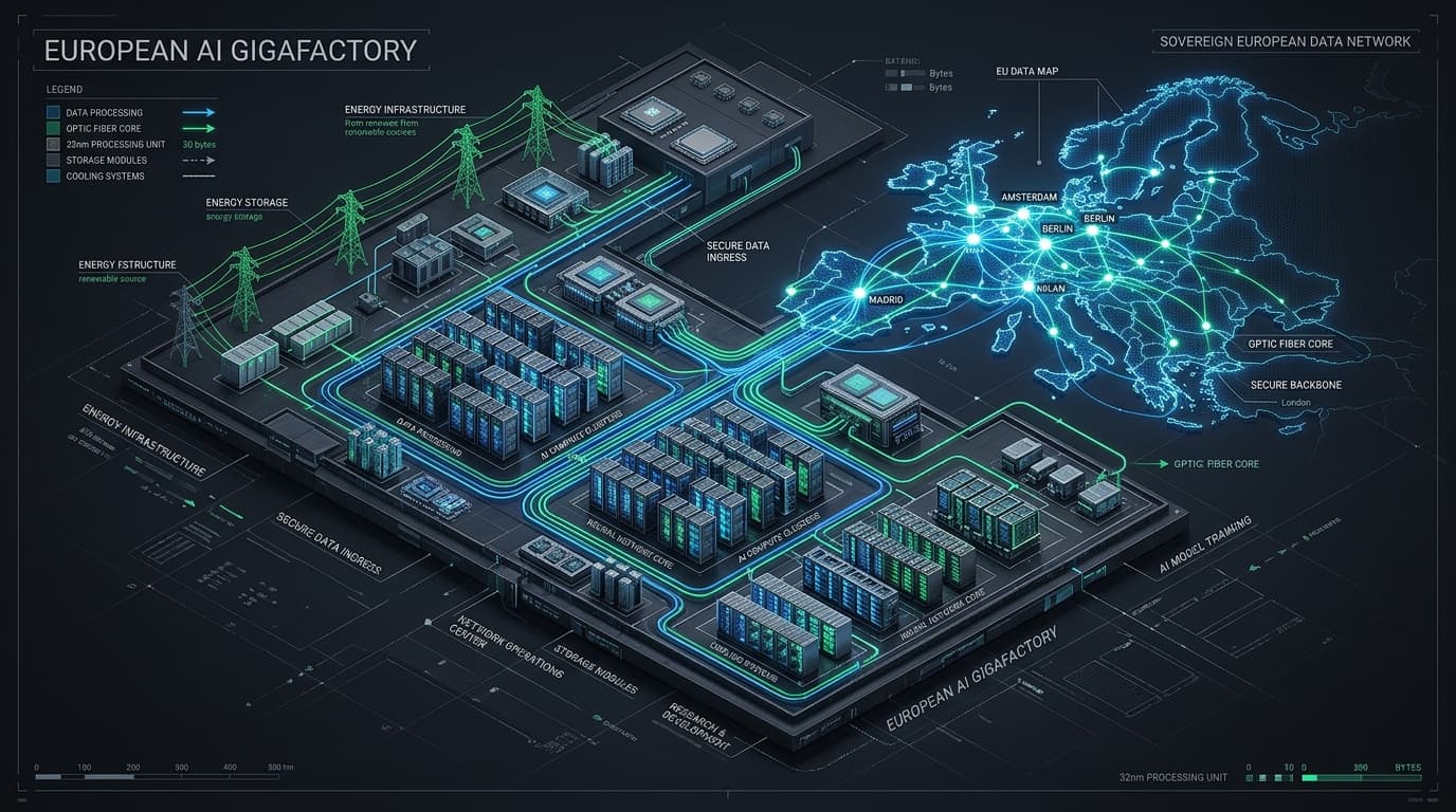 EU Launches €10B AI Gigafactories Initiative: What Sovereign Compute Means for SME Costs and EU AI Act Compliance