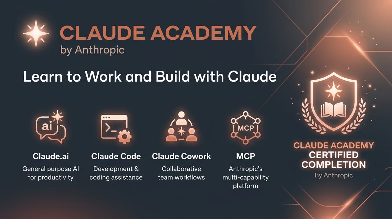 Claude Academy: La Plataforma Oficial y Gratuita de Anthropic para Formar Equipos y Desarrollar con MCP, Claude Code y APIs (Guía 2026)