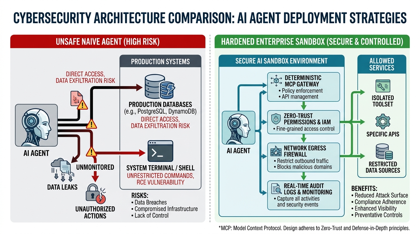 Cybersecurity Architecture Comparison for AI Agents